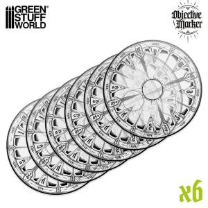 Clear Objective Marker Wh40k compatible