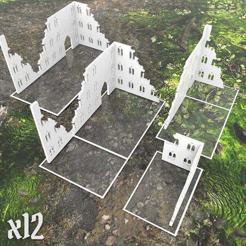 Basic Glasspack Footprints Wh40k compatible (WTC)
