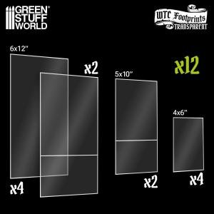 Basic Glasspack Footprints Wh40k compatible (WTC)
