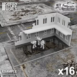 Basic Glasspack Footprints Wh40k compatible (WTC)