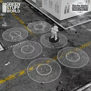 Basic Clear Objective Marker Kill Team compatible