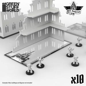 Skull Basic WTC Glasspack Footprints 10x