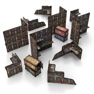 Pre-Painted Foldable WTC terrain pack: Sci-fi