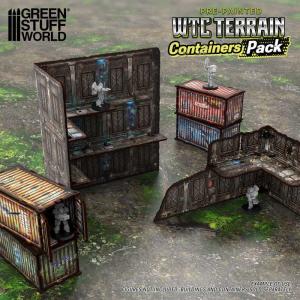 Pre-painted WTC container (Pack x4)