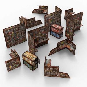 Pre-Painted Foldable WTC terrain pack - Orks