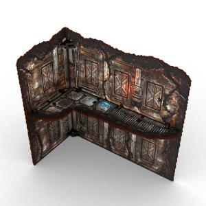 Matched Play (WTC) Pre-Painted Foldable Large L-shaped Ruin - Sci-fi
