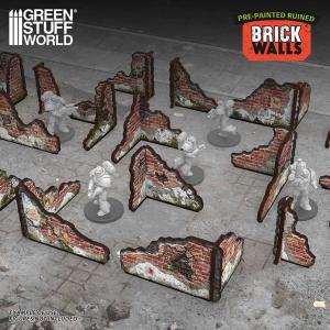 Matched Play (WTC) Pre-painted ruined brick walls