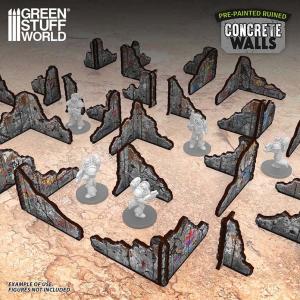 Matched Play (WTC) Pre-painted ruined concrete walls