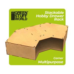 GSW MODULAR SET: Stackable hobby corner module - empty