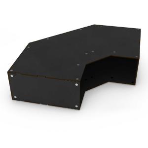 Empty Stackable hobby corner module - Black