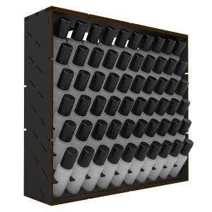 Black Modular Paint Rack - VERTICAL 17ml