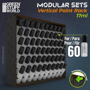 Black Modular Paint Rack - VERTICAL 17ml