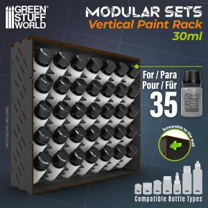 Black Modular Paint Rack - VERTICAL 30ml
