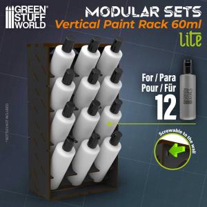 Black Vertical Paint Organizer 60ml - LITE