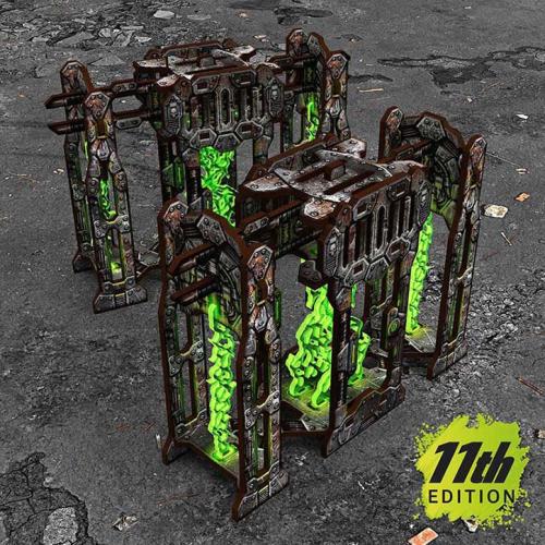Matched Play (WTC) Pre-painted Power Towers 11th edition