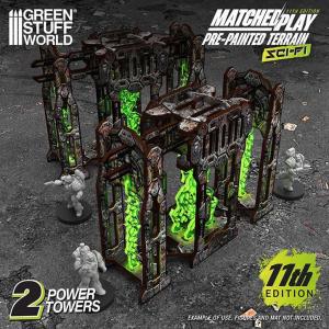 Matched Play (WTC) Pre-painted Power Towers 11th edition