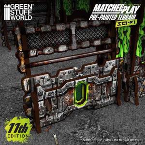 Matched Play (WTC) Pre-painted Power Generator and Defensive Barricades 11th ed