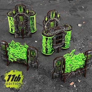 Matched Play (WTC) Pre-painted Plasma Walls and Cogitator Relay Tower 11th ed
