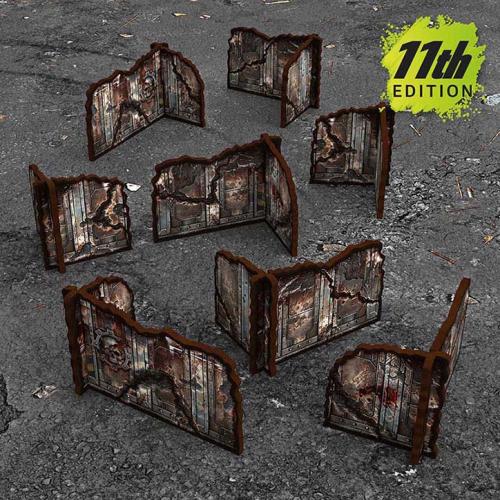 Matched Play (WTC) Pre-painted Detachable Ruined Corner Walls 11th edition (8)