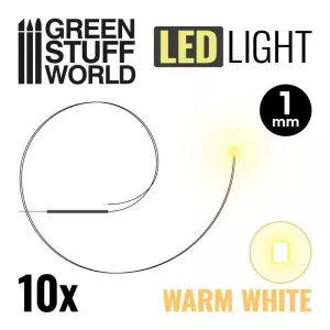 Warm White LED Lights - 1mm