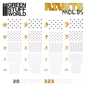 Silicone Moulds: RIVETS