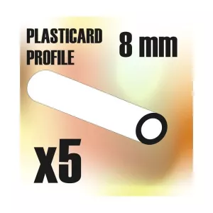 Plasticard - Profile TUBE 8mm