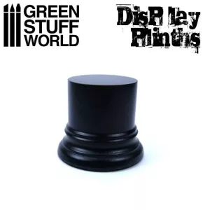 Round Display Plinth 4.5 cm - Black