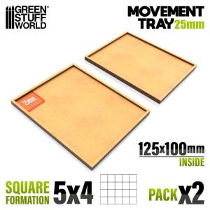 MDF Movement Trays 125x100mm