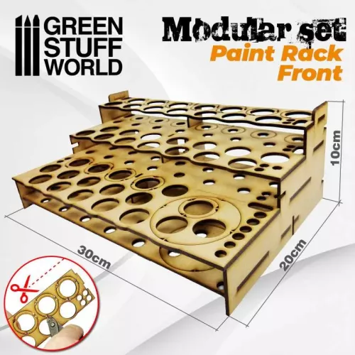 GSW MODULAR SET: Paint Rack - FRONT