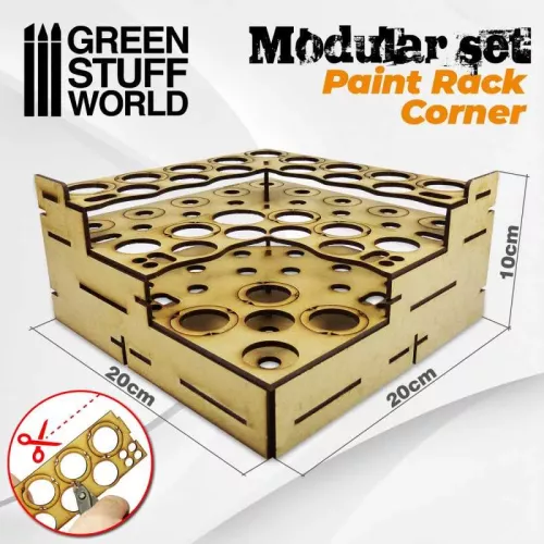 GSW MODULAR SET: Paint Rack - STRAIGHT CORNER