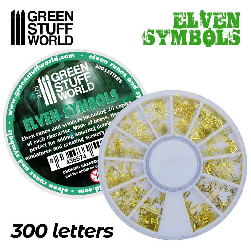 Evlen Sign Brass Symbols - Elven Runes and Symbols