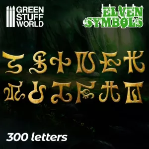 Brass Symbols - Elven Runes and Symbols