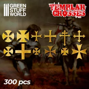 Brass Symbols - Templar Cross Symbols