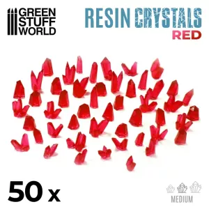 Resin Crystals RED - Medium