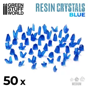 Resin Crystals BLUE - Medium