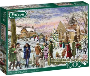 Puzzle Falcon - Festive Village (1000 pieces)