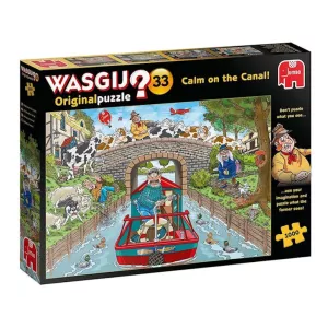 Wasgij Original Puzzle 33: Calm On The Canal! (1000 pieces)