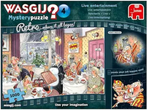 Wasgij Retro Mystery Puzzle 4: Live Entertainment! (1000 pieces)