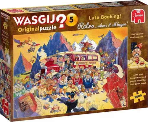 Wasgij Retro Original Puzzle 5: Late Booking! (1000 pieces)