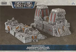 BIAB MUNDUS IMPERIALIS: Damaged Administratum (6-10 mm epic scale)