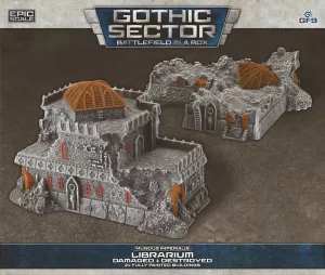 BIAB MUNDUS IMPERIALIS: Damaged Librarium (6-10 mm epic scale)