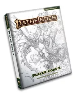 Pathfinder P2: Player Core 2 (2nd ed) Sketch Cover