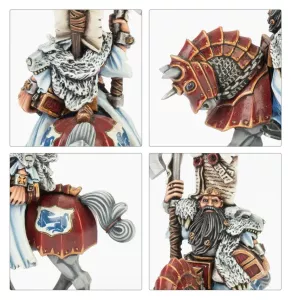 OLD WORLD: WARRIOR PRIEST OF ULRIC ON FOOT AND MOUNTED (metal/plastic)