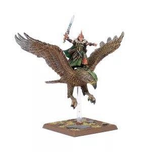 OLD WORLD: WOOD ELF NOBLE ON GREAT EAGLE (metal)