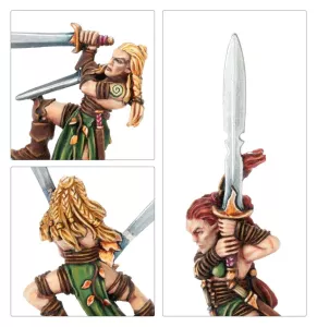 OLD WORLD: WOOD ELF WARDANCER TROUPE (metal)