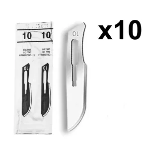 No.10 Scalpel Blades x10