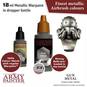 Air Metallic: Gun Metal (18 ml)