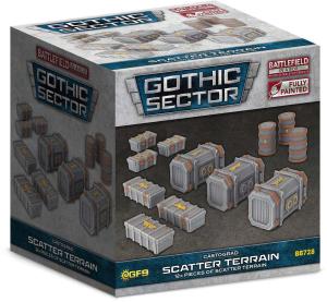 BIAB: Gothic Sector: Castograd Scatter Terrain (x12) 32mm scale