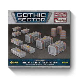 BIAB: Gothic Sector: Castograd Scatter Terrain (x12) 32mm scale