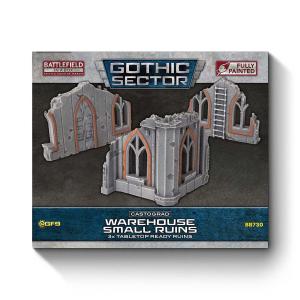 BIAB Gothic Sector: Castograd Warehouse Small Ruins (x3) 32mm scale